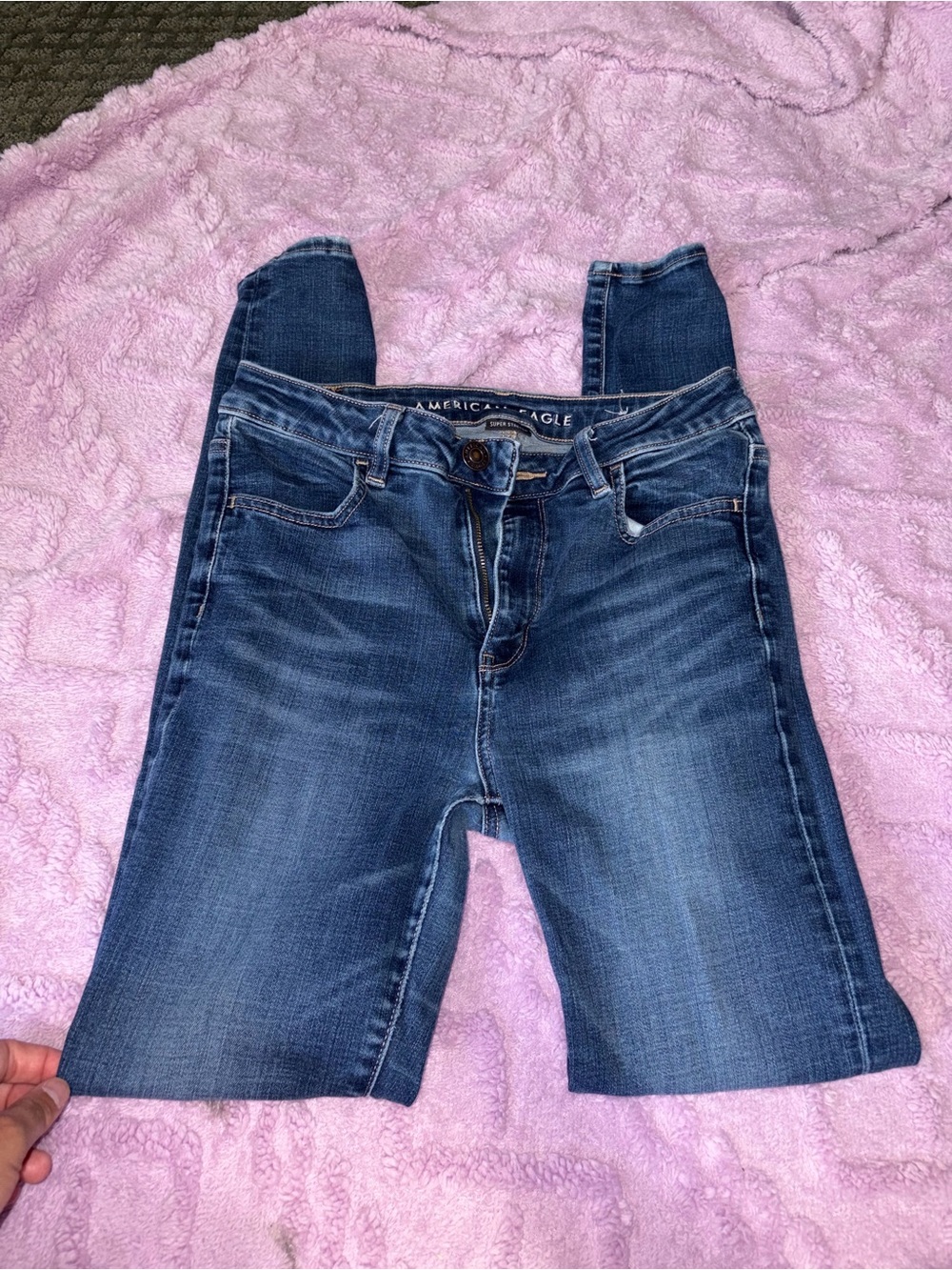 American Eagle Outfitters Women’s Medium Blue Stretch Jeggings